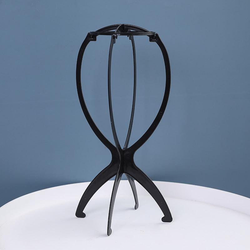 Wig Stand Hat Cap Display Stand Portable Durable Folding Wig Holder