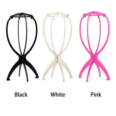 Wig Stand Hat Cap Display Stand Portable Durable Folding Wig Holder