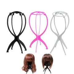 Wig Stand Hat Cap Display Stand Portable Durable Folding Wig Holder