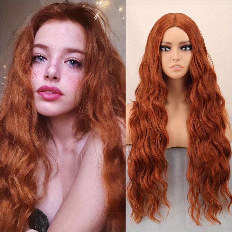 Long Curly Synthetic Wigs For Women Fashionable Daily Party Cosplay
