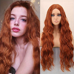 Long Curly Synthetic Wigs For Women Fashionable Daily Party Cosplay