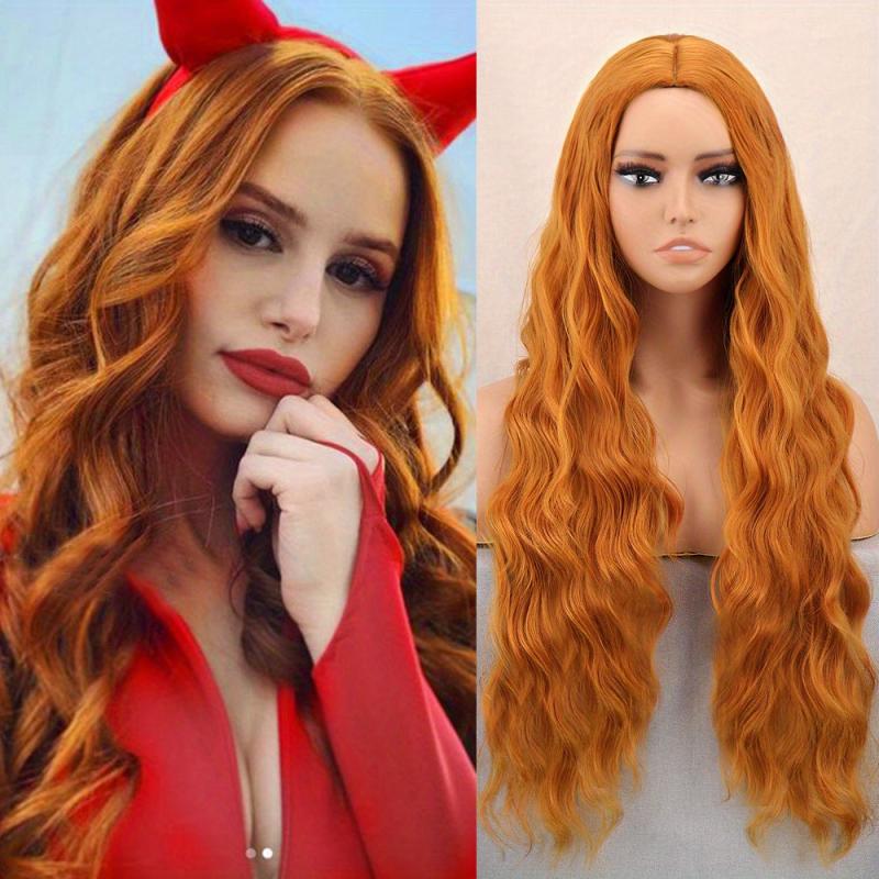 Long Curly Synthetic Wigs For Women Fashionable Daily Party Cosplay