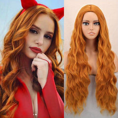 Long Curly Synthetic Wigs For Women Fashionable Daily Party Cosplay