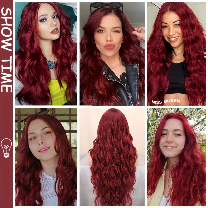 Long Curly Synthetic Wigs For Women Fashionable Daily Party Cosplay