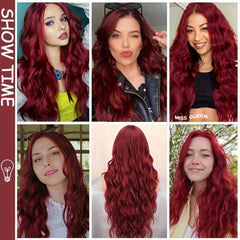 Long Curly Synthetic Wigs For Women Fashionable Daily Party Cosplay