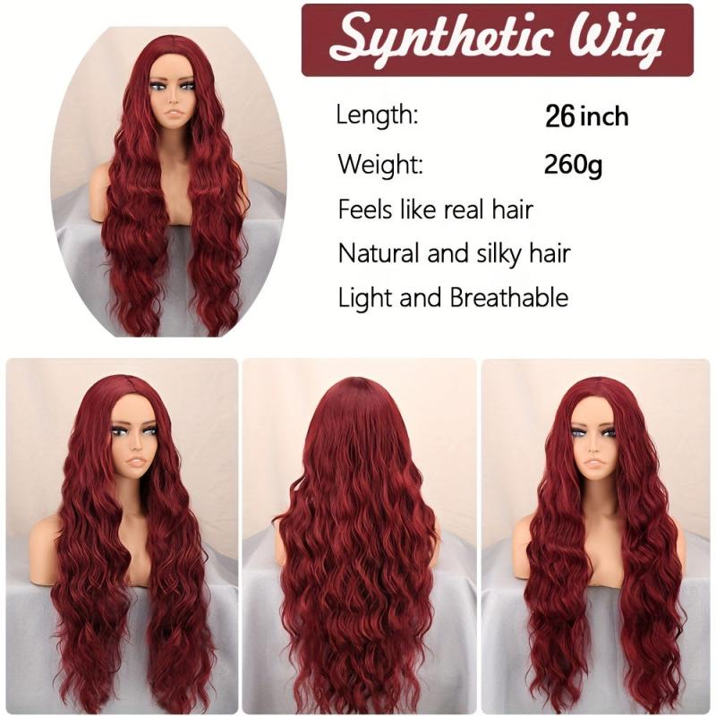 Long Curly Synthetic Wigs For Women Fashionable Daily Party Cosplay