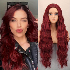 Long Curly Synthetic Wigs For Women Fashionable Daily Party Cosplay