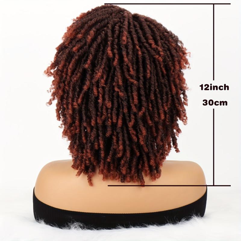 Ombre Deadlock Wig Twist Wigs For Women Afro Curly Dreads Wig