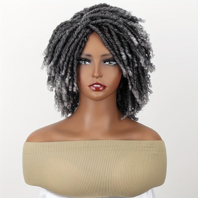 Ombre Deadlock Wig Twist Wigs For Women Afro Curly Dreads Wig