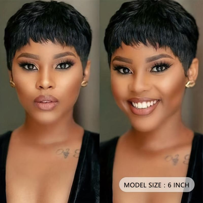 Short Pixie Wig for Women Natural Look Daily Wear & Parties
