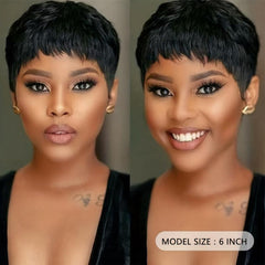 Short Pixie Wig for Women Natural Look Daily Wear & Parties