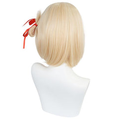 Blonde Wig With Bangs for Girls Anime Cosplay Halloween Costume