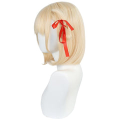 Blonde Wig With Bangs for Girls Anime Cosplay Halloween Costume