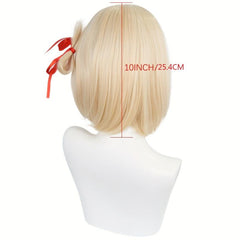 Blonde Wig With Bangs for Girls Anime Cosplay Halloween Costume