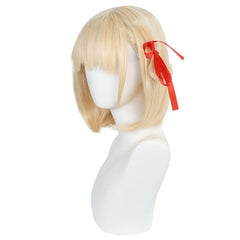 Blonde Wig With Bangs for Girls Anime Cosplay Halloween Costume