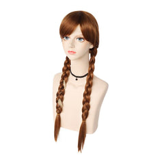 Ombre Braid Cosplay Wig for Women - Halloween Princess Dress Up