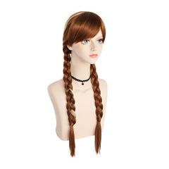 Ombre Braid Cosplay Wig for Women - Halloween Princess Dress Up
