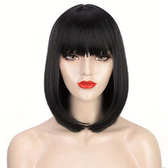 Short Bob Wigs With Bangs 30 48 Cm Colorful Synthetic Hair Wigs For Women Girls