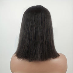 Bone Straight Bob Lace Front Wig 13x4 Human Hair Wig For Women