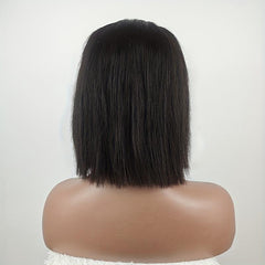 Bone Straight Bob Lace Front Wig 13x4 Human Hair Wig For Women