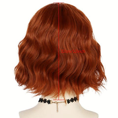Short Wavy Cosplay Wigs Synthetic Hair Replacement Wigs
