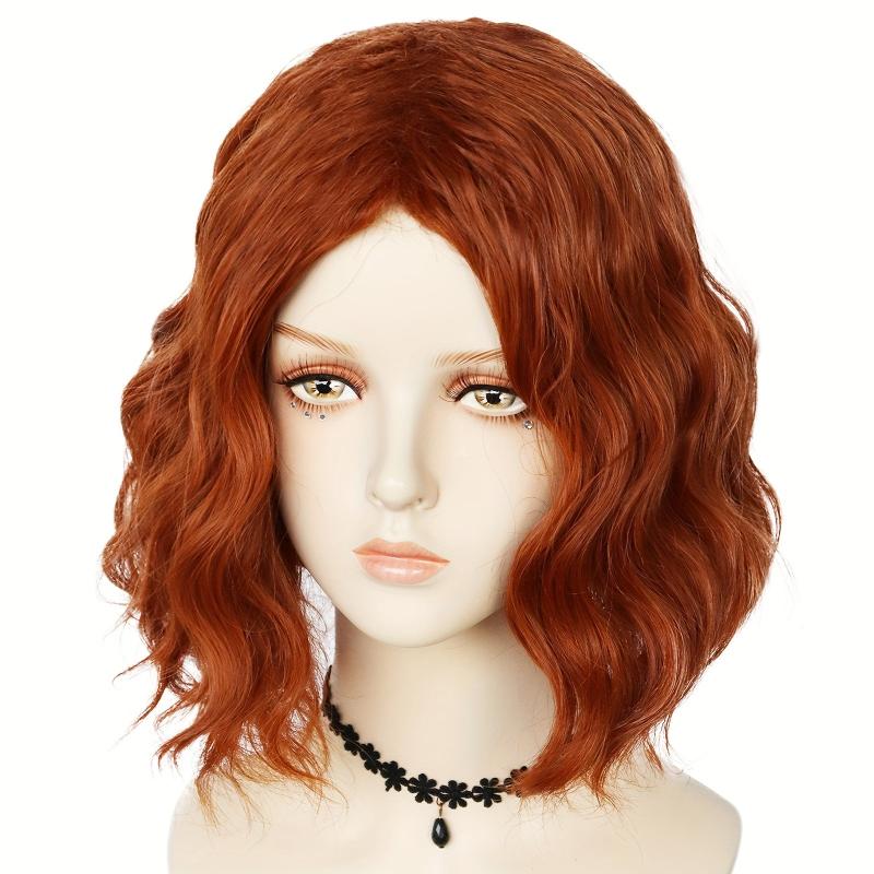 Short Wavy Cosplay Wigs Synthetic Hair Replacement Wigs