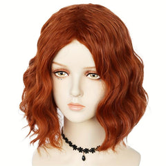Short Wavy Cosplay Wigs Synthetic Hair Replacement Wigs