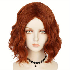 Short Wavy Cosplay Wigs Synthetic Hair Replacement Wigs