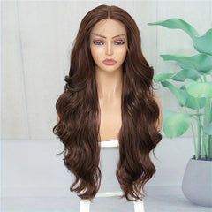 Women's Long Curly Synthetic Lace Front Wig