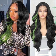 Women's Long Curly Synthetic Lace Front Wig