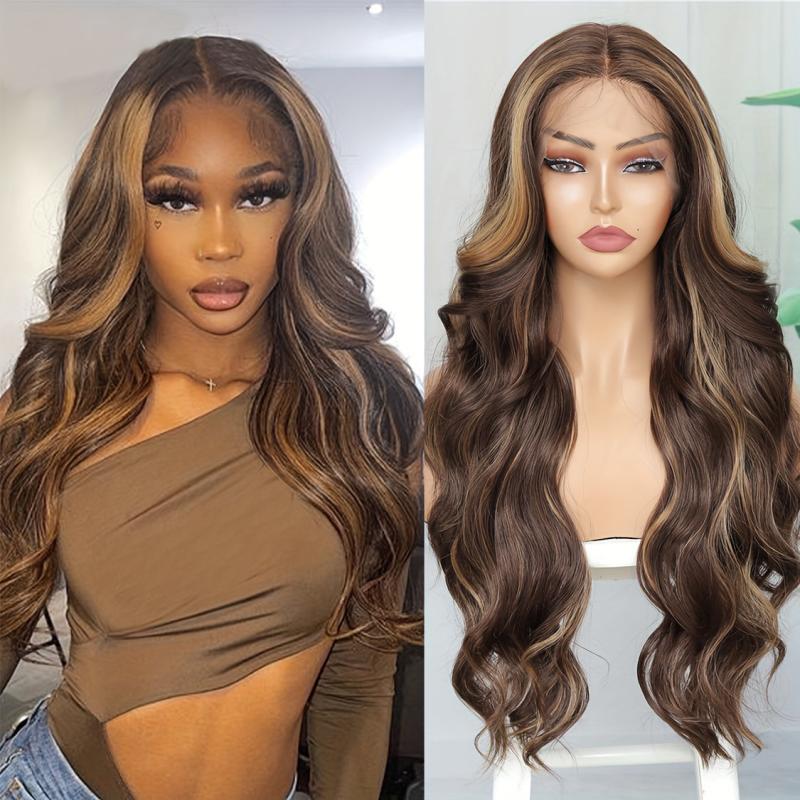Women's Long Curly Synthetic Lace Front Wig