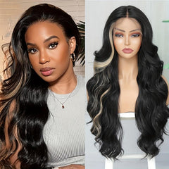 Women's Long Curly Synthetic Lace Front Wig