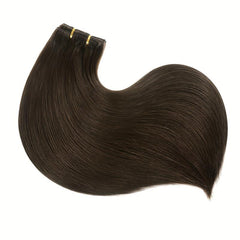 8 Pcs Clip In 2 Long Straight Hair Extensions Brazilian Virgin Human Hair