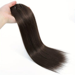 8 Pcs Clip In 2 Long Straight Hair Extensions Brazilian Virgin Human Hair