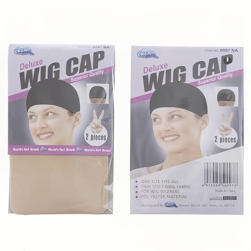 Wig Cap Ladies Lace Net Cap Double Head Hair Net Cap