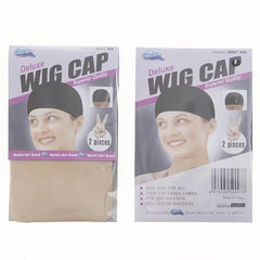 Wig Cap Ladies Lace Net Cap Double Head Hair Net Cap