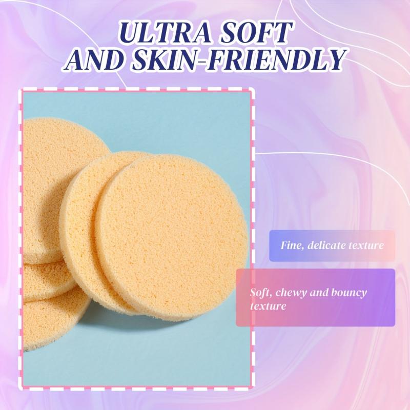 5 Pcs Face Sponge Makeup Remover Pad for Cleansing & Exfoliating