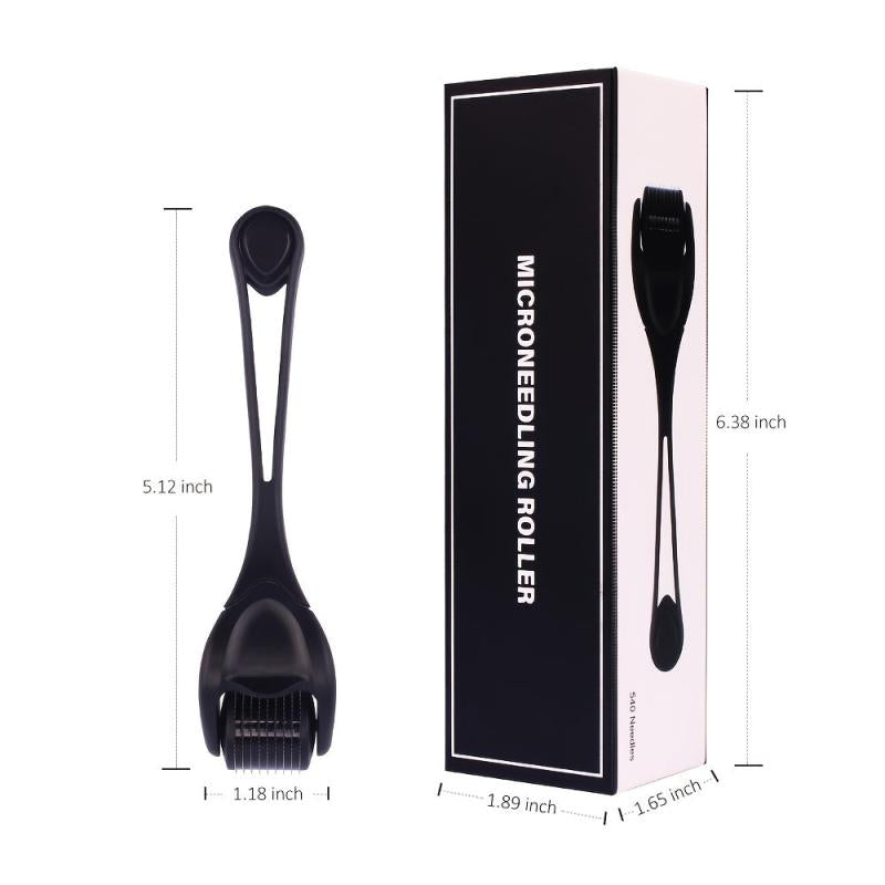 Stainless Steel Derma Roller 540 Microneedles 0 25mm for Facial Skin Care