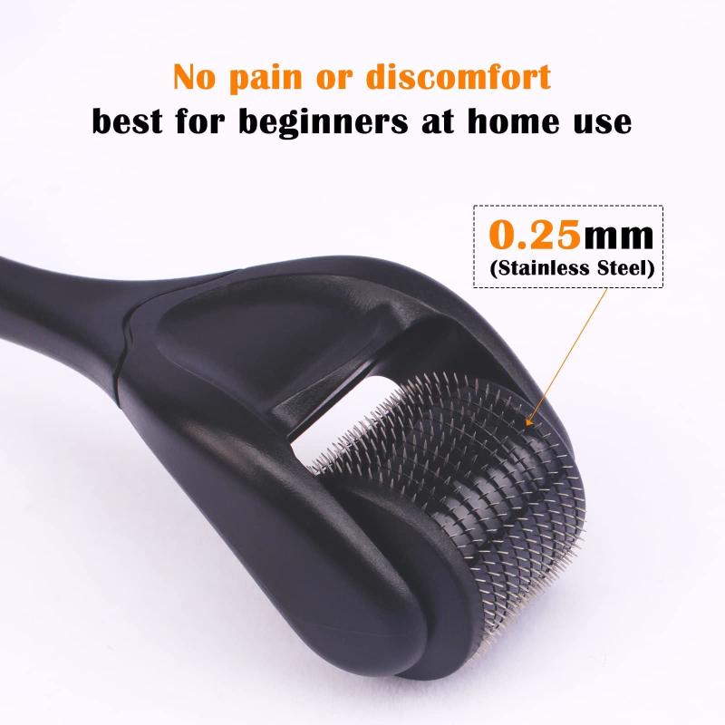 Stainless Steel Derma Roller 540 Microneedles 0 25mm for Facial Skin Care