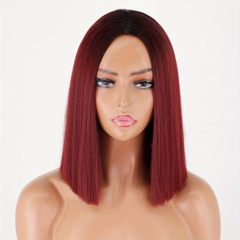 Short Straight Synthetic Wig Bob Style