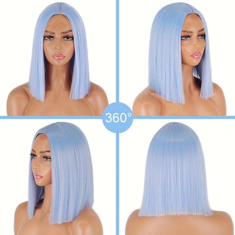 Short Straight Synthetic Wig Bob Style
