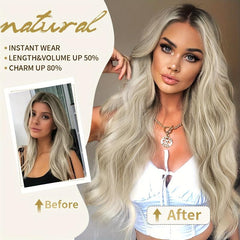 Long Straight Hair Pieces Human Hair Clip In Hair Extensions