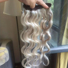 Long Straight Hair Pieces Human Hair Clip In Hair Extensions