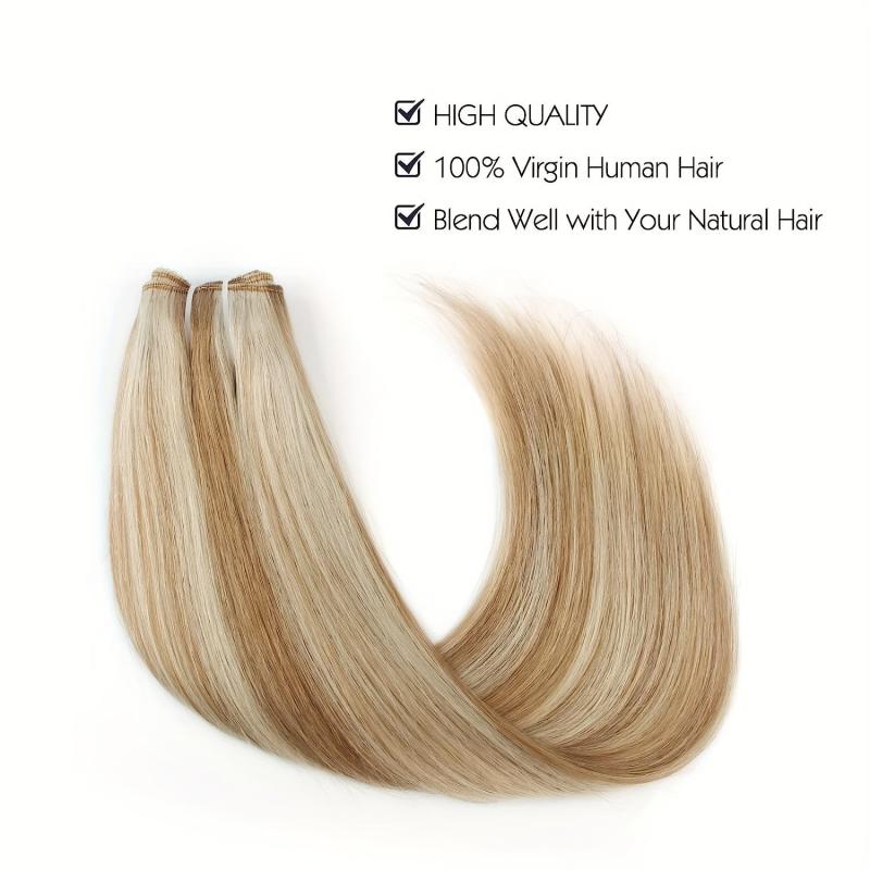Long Straight Hair Pieces Human Hair Clip In Hair Extensions