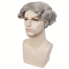 Short Gray Curly Whoville Cosplay Costume Wig For Halloween