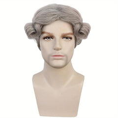 Short Gray Curly Whoville Cosplay Costume Wig For Halloween