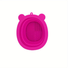 Bear Silicone Folding Wash Bowl for Makeup Cleaning