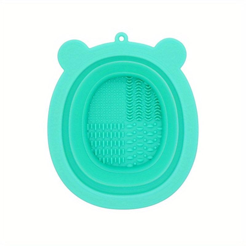 Bear Silicone Folding Wash Bowl for Makeup Cleaning