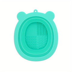 Bear Silicone Folding Wash Bowl for Makeup Cleaning