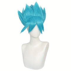 Synthetic Short Cosplay Wig For Party Halloween Costume